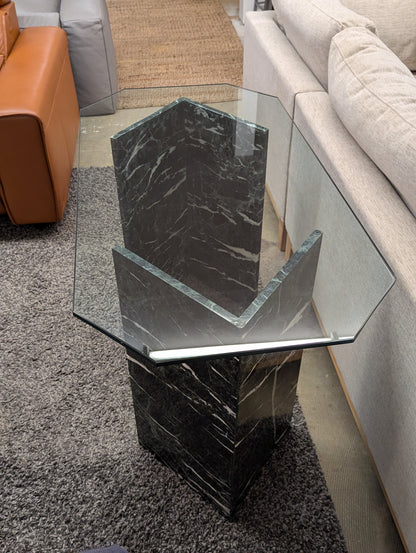 Marble Glass Table