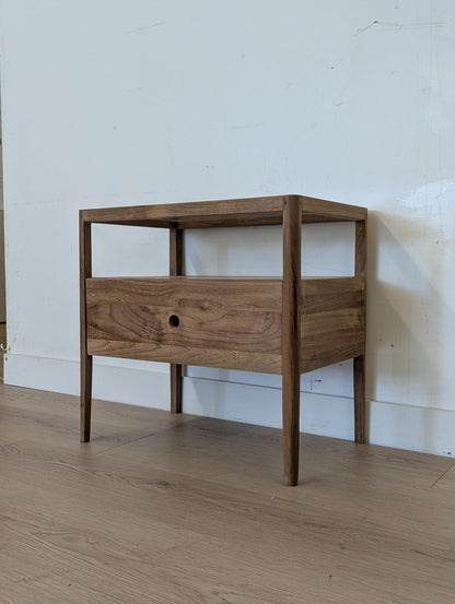 Ethnicraft Spindle Bedside Table with 1 Drawer - Reclaimed Teak