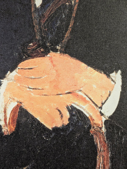Seated Man With a Cane by Amedeo Modigliani