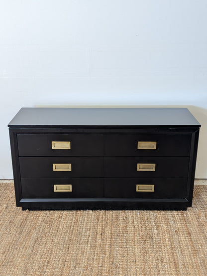Z Gallerie Black Laquer Dresser