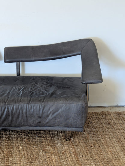 Vintage Germain Leather Sofa