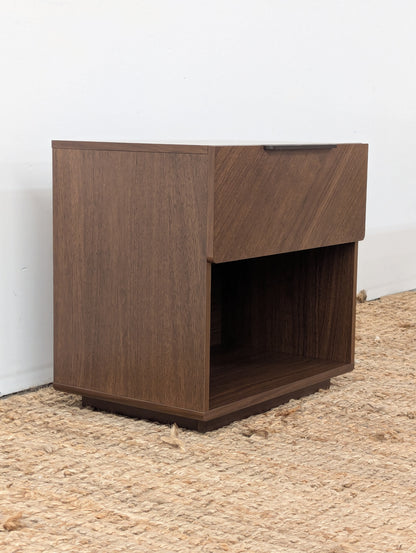 Article Nera 1-Drawer Nightstand - Walnut