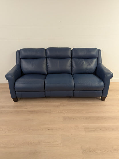 Amax Houston Power Reclining Leather Couch