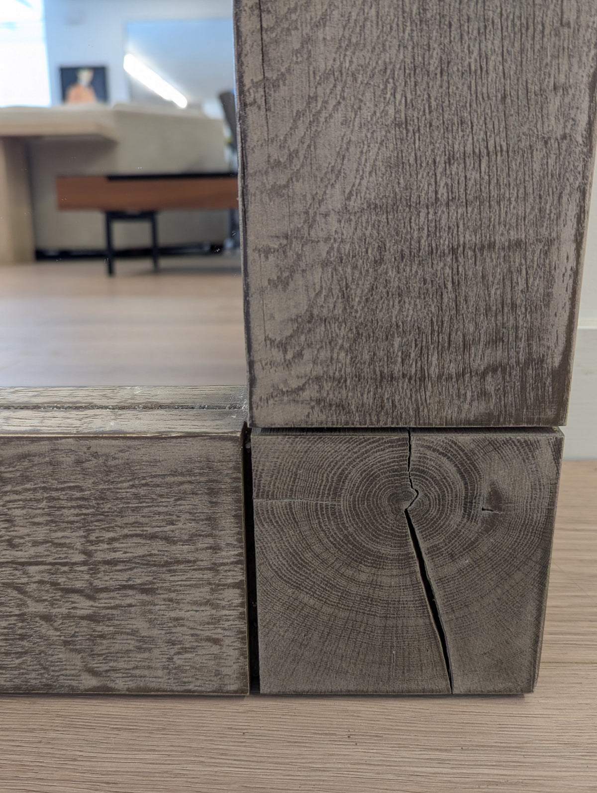 RH Reclaimed Russian Oak Mirror (55"x96" Grey)