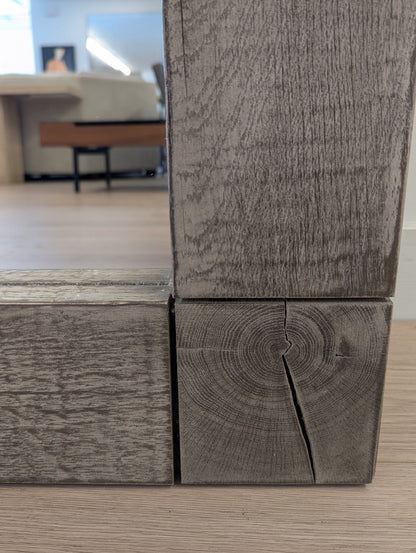 RH Reclaimed Russian Oak Mirror (55"x96" Grey)