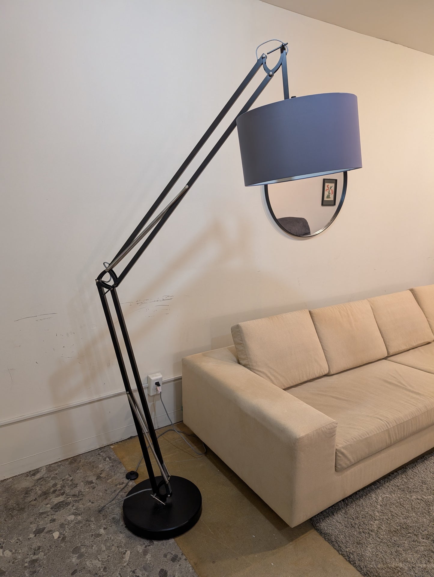 Large 360 Degree Arc Swivel Lamp