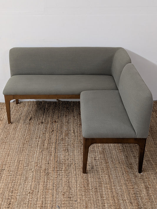 Article Rosin Banquette Smoked Oak and Welsh Green