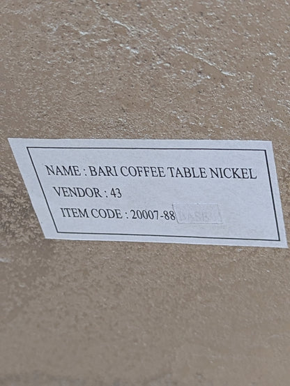 Muse & Merchant Bari Nickel Coffee Table