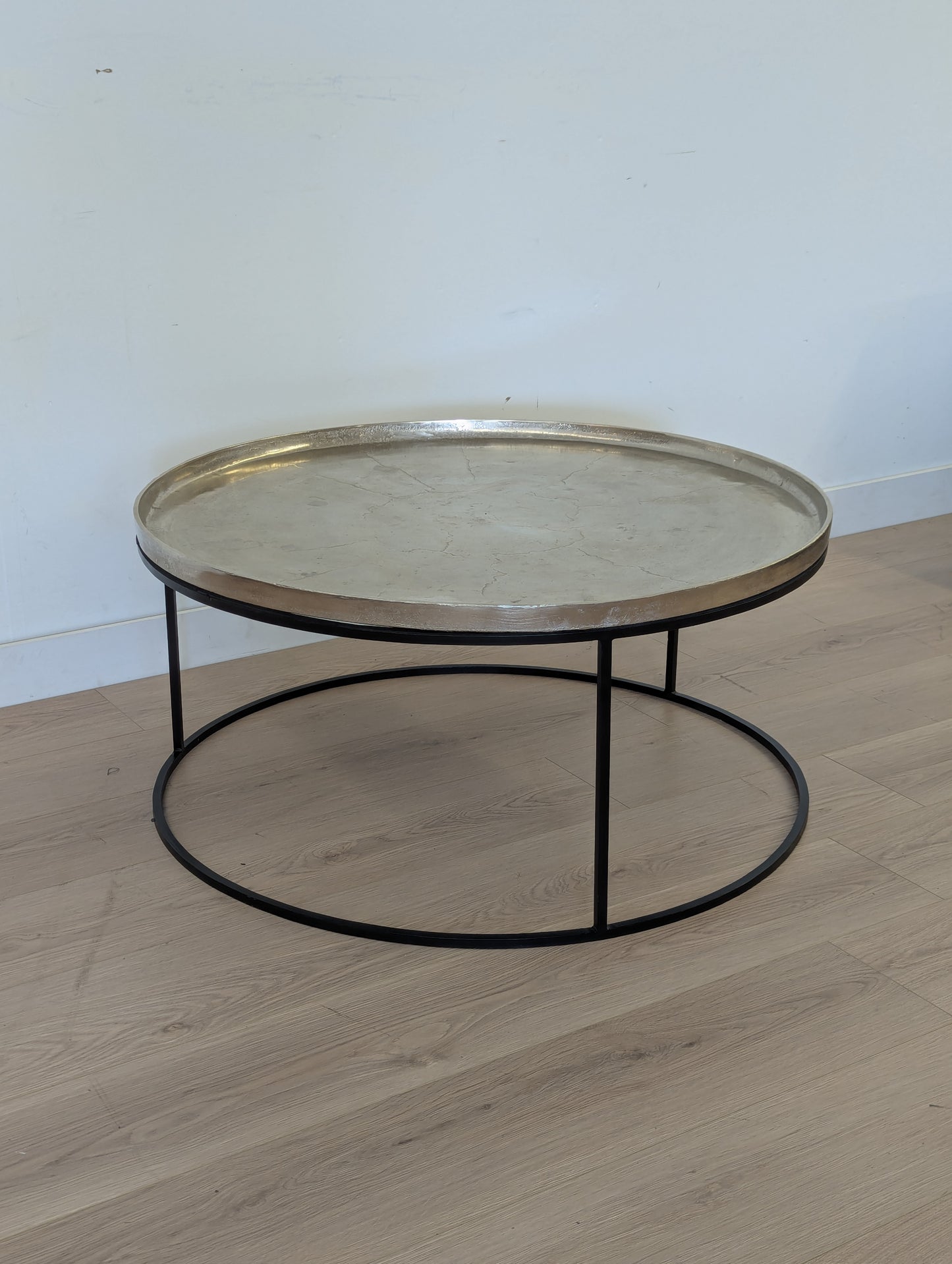 Muse & Merchant Bari Nickel Coffee Table