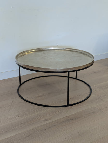 Muse & Merchant Bari Nickel Coffee Table