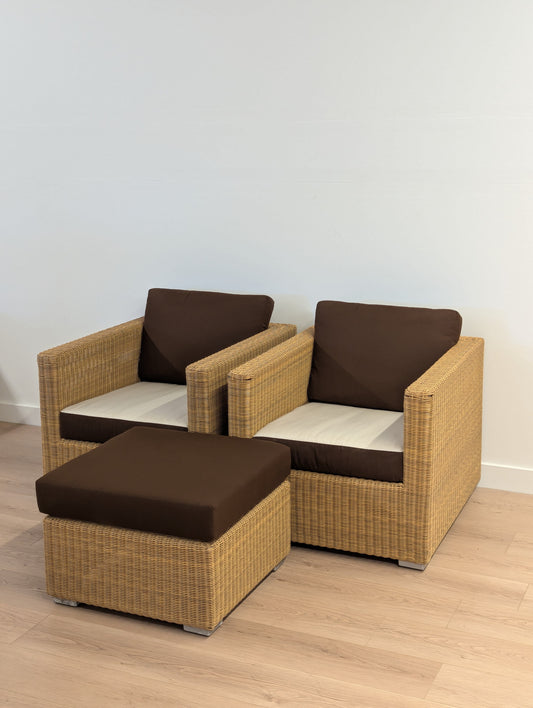 Cane-Line Chester Reversible Outdoor Lounge Set (2 Sets Available)