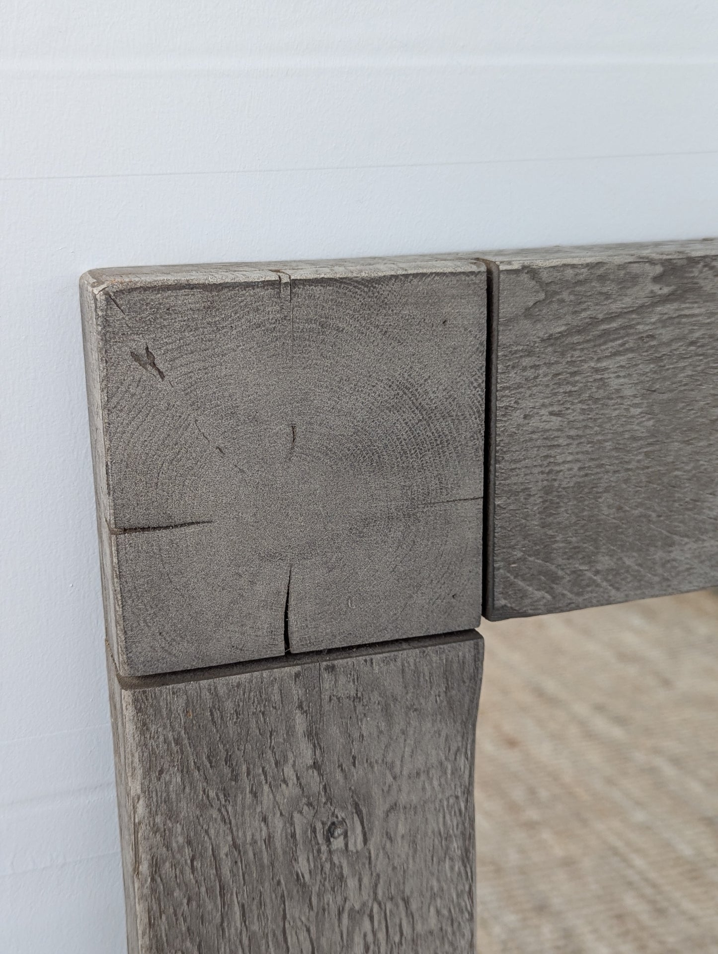 RH Russian Reclaimed Oak Mirror 55X96 Grey