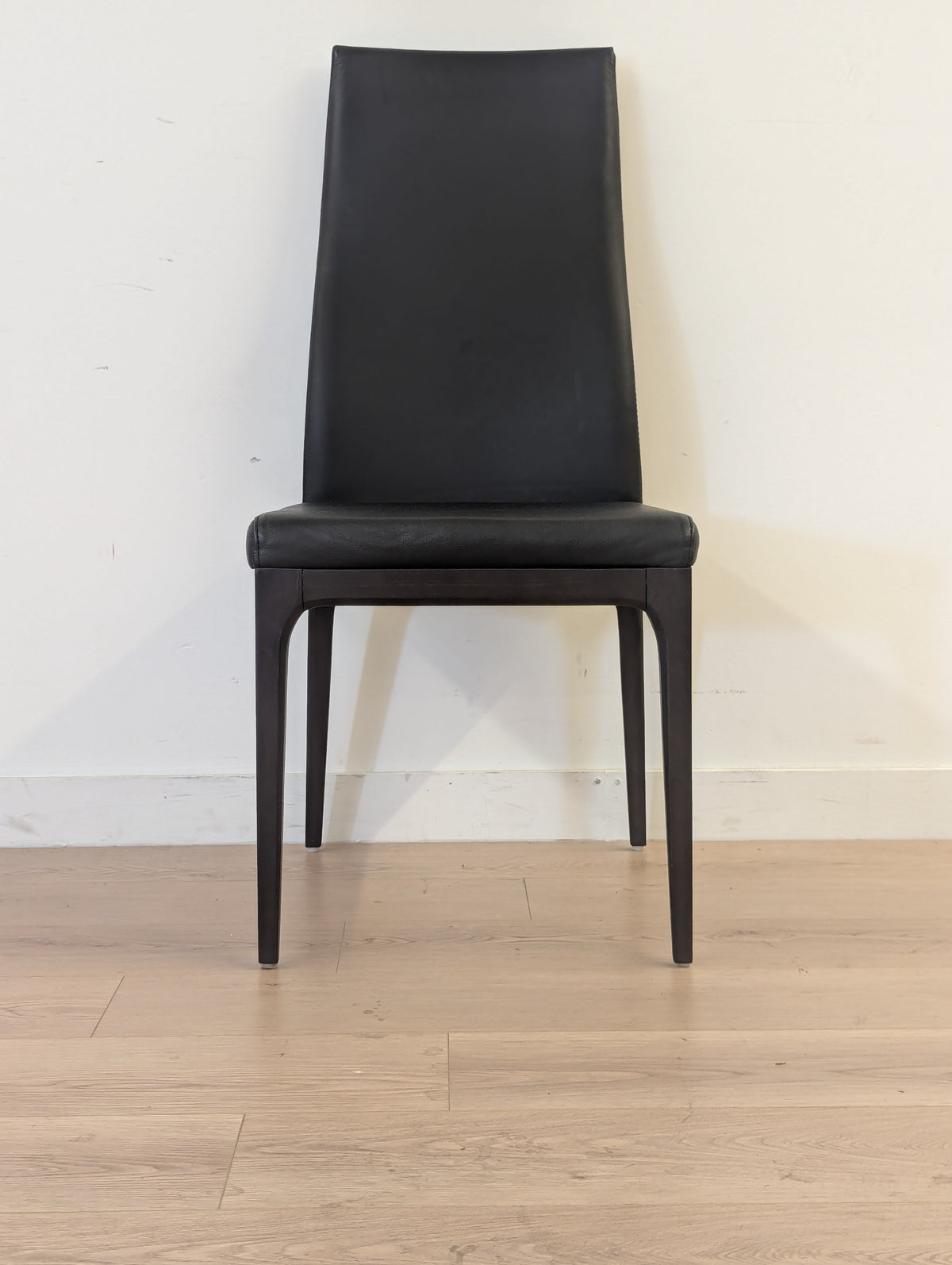 Scan Designs Leather Dining Chairs (Set of 4)