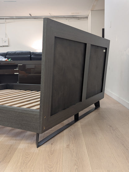 Ghost Queen Bedframe Veneer + Metal Legs and Slats