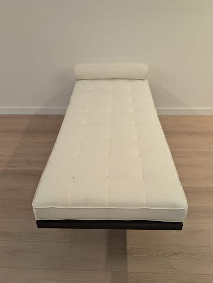 White Linen Chaise Lounge
