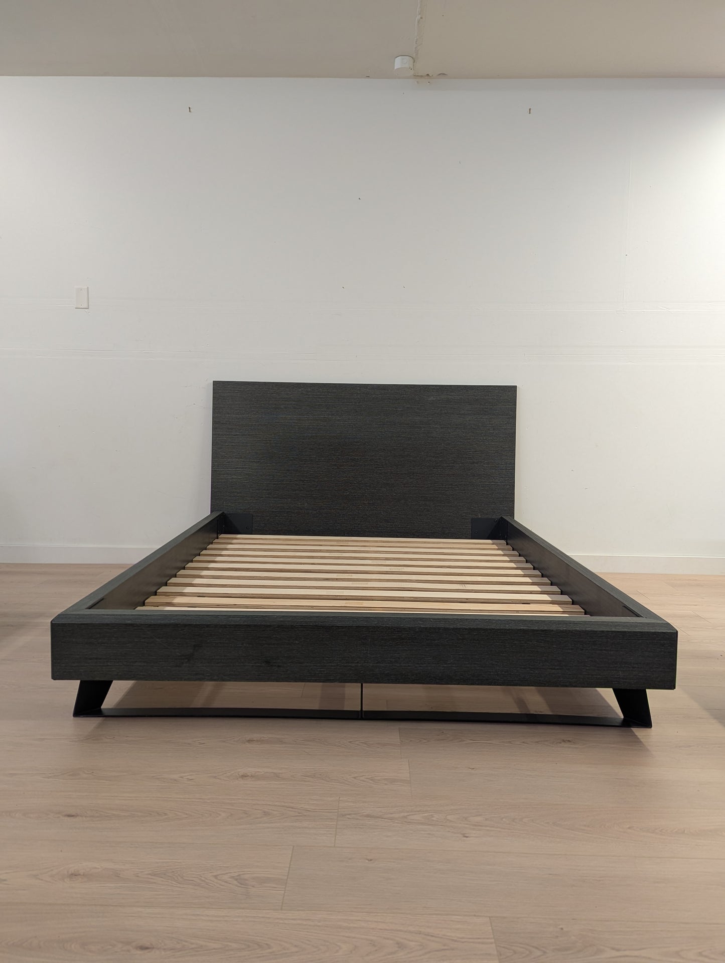Ghost Queen Bedframe Veneer + Metal Legs and Slats