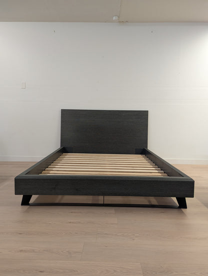 Ghost Queen Bedframe Veneer + Metal Legs and Slats