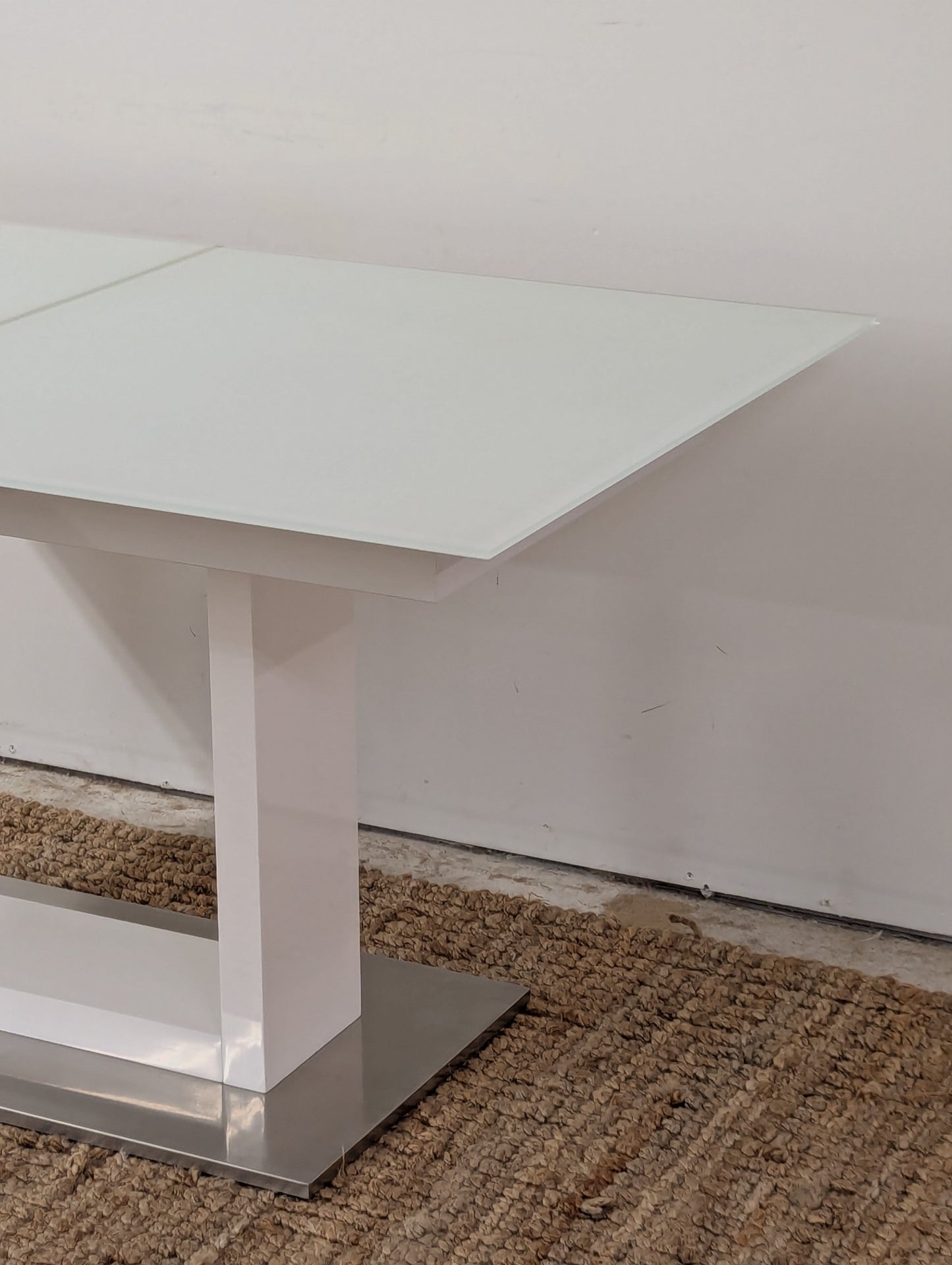 Scan Designs Extendable Glass Dining Table