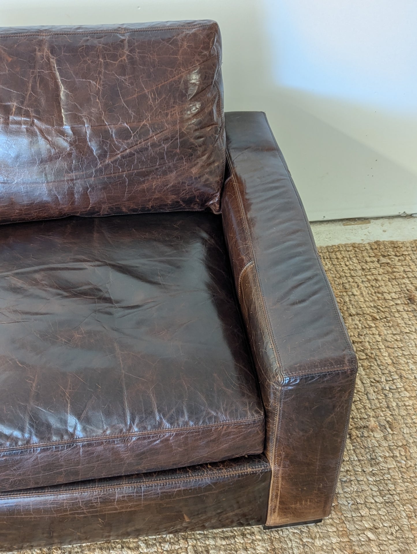 Restoration Hardware Maxwell Leather Chair (2 Available)