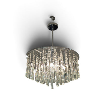 Modern Glass Crystal Chandelier (Shadeless)