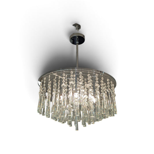 Modern Glass Crystal Chandelier (Shadeless)