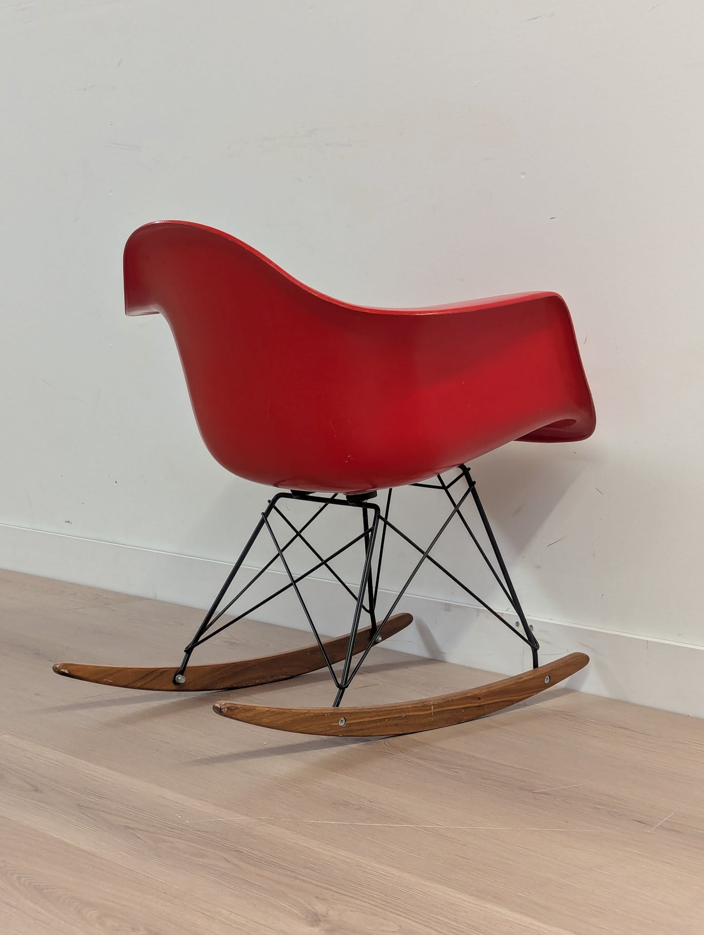 Case Study Furniture Arm Shell Rocker Base Chair (Eames Style)