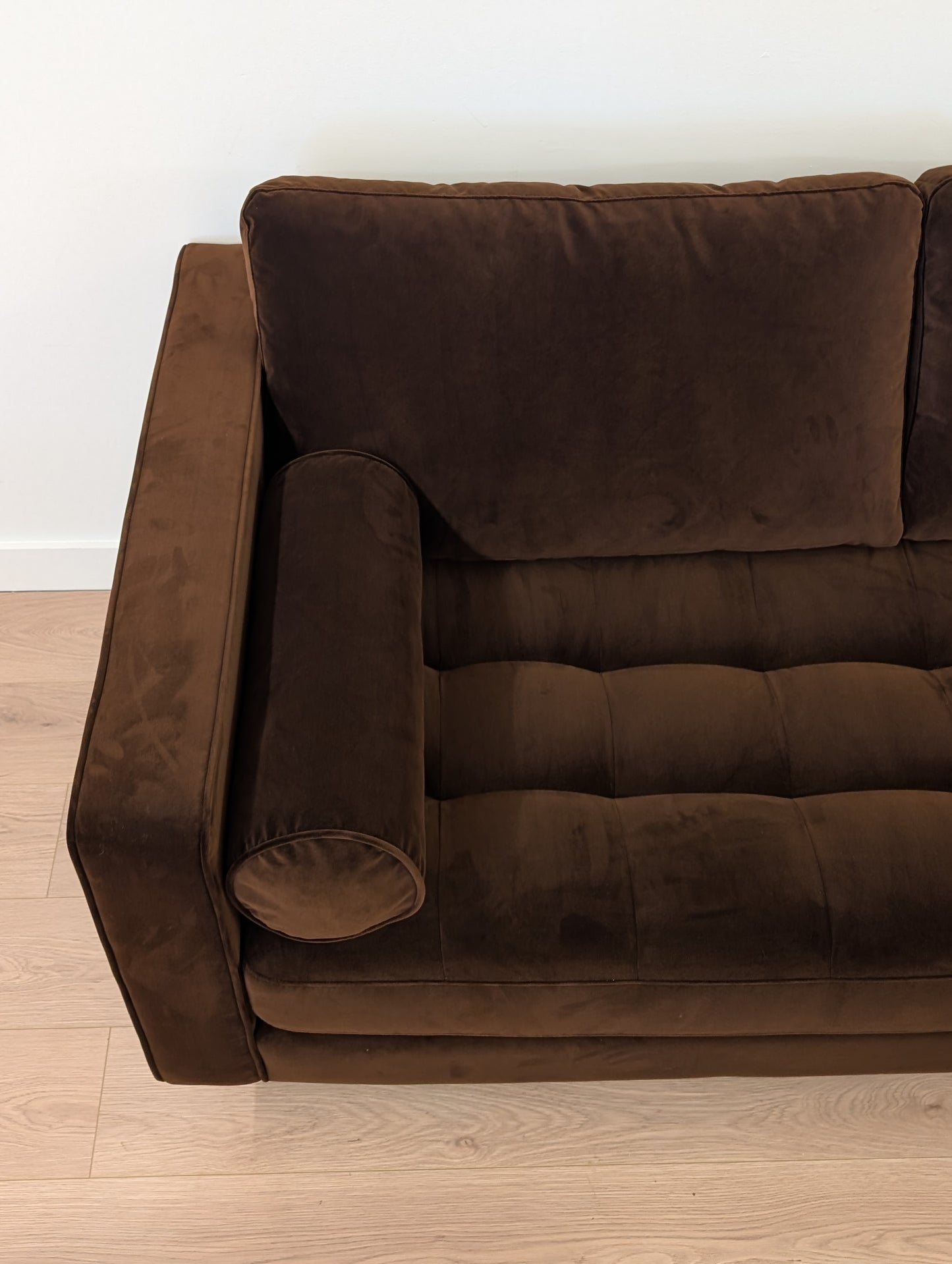 Article Sven 100" Tufted Velvet Right Sectional