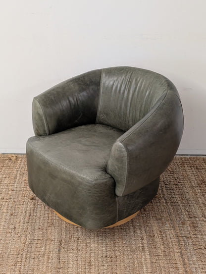 Crate & Barrel Merrick Swivel Chair