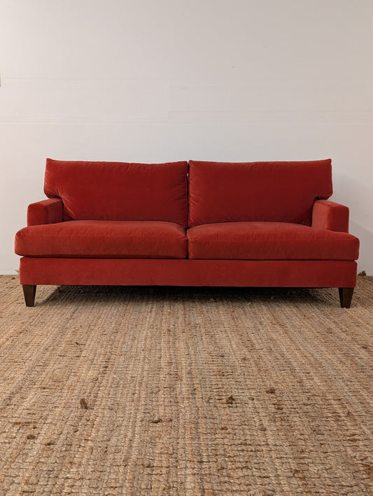 Rowe Tatum Velvet Sofa