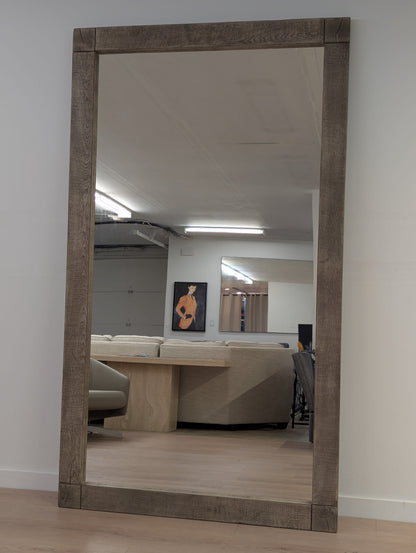 RH Reclaimed Russian Oak Mirror (55"x96" Grey)