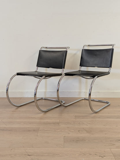 Alivar Italian MR10 by Mies van der Rohe Replication Chair (2 Available)