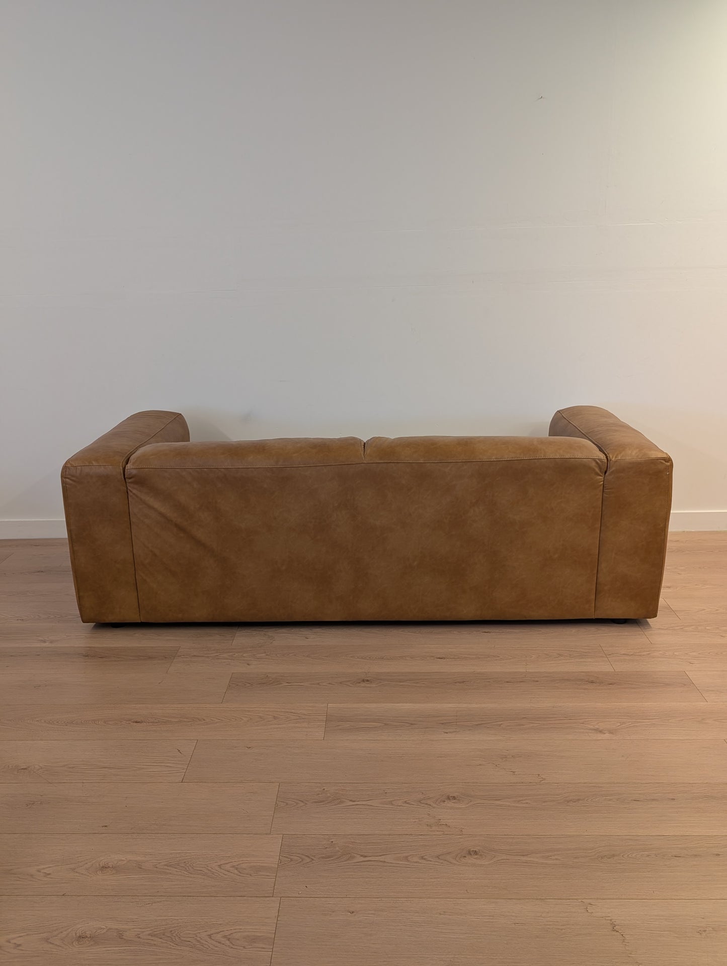 Cigar Leather Style Sofa