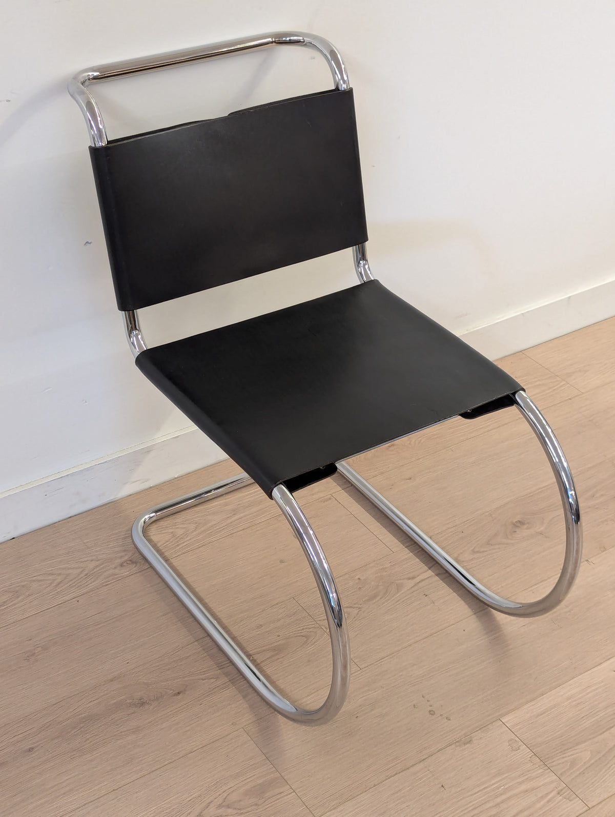 Alivar Italian MR10 by Mies van der Rohe Replication Chair (2 Available)