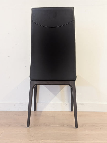 Scan Designs Leather Dining Chairs (Set of 4)