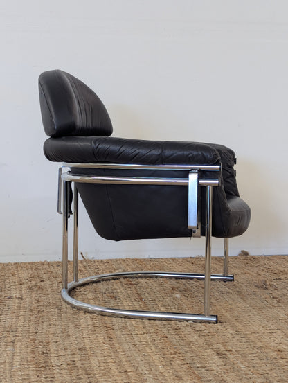Vintage Germain Leather Chair