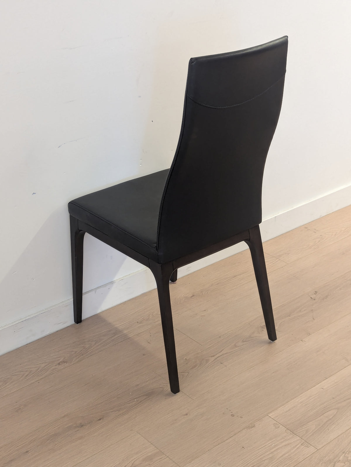 Scan Designs Leather Dining Chairs (Set of 4)