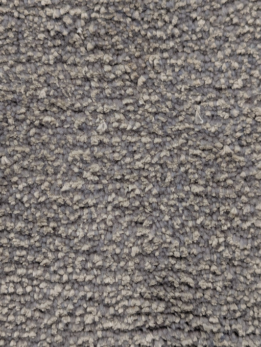 East India Carpets Pearl Plain Handknotted 9'/12' Silver Rug