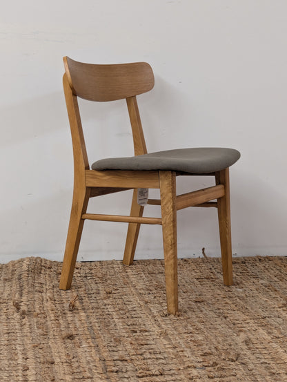 Article Ecole Dining Chair - Oak and Welsh Green