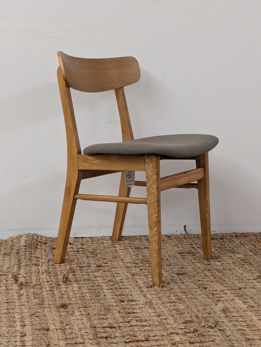 Article Ecole Dining Chair - Oak and Welsh Green