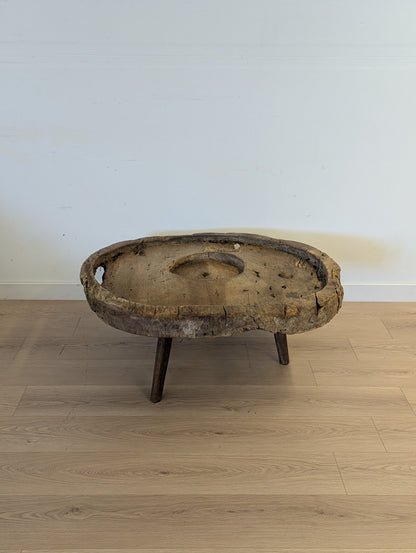 Antique Grinding Wheel Coffee Table