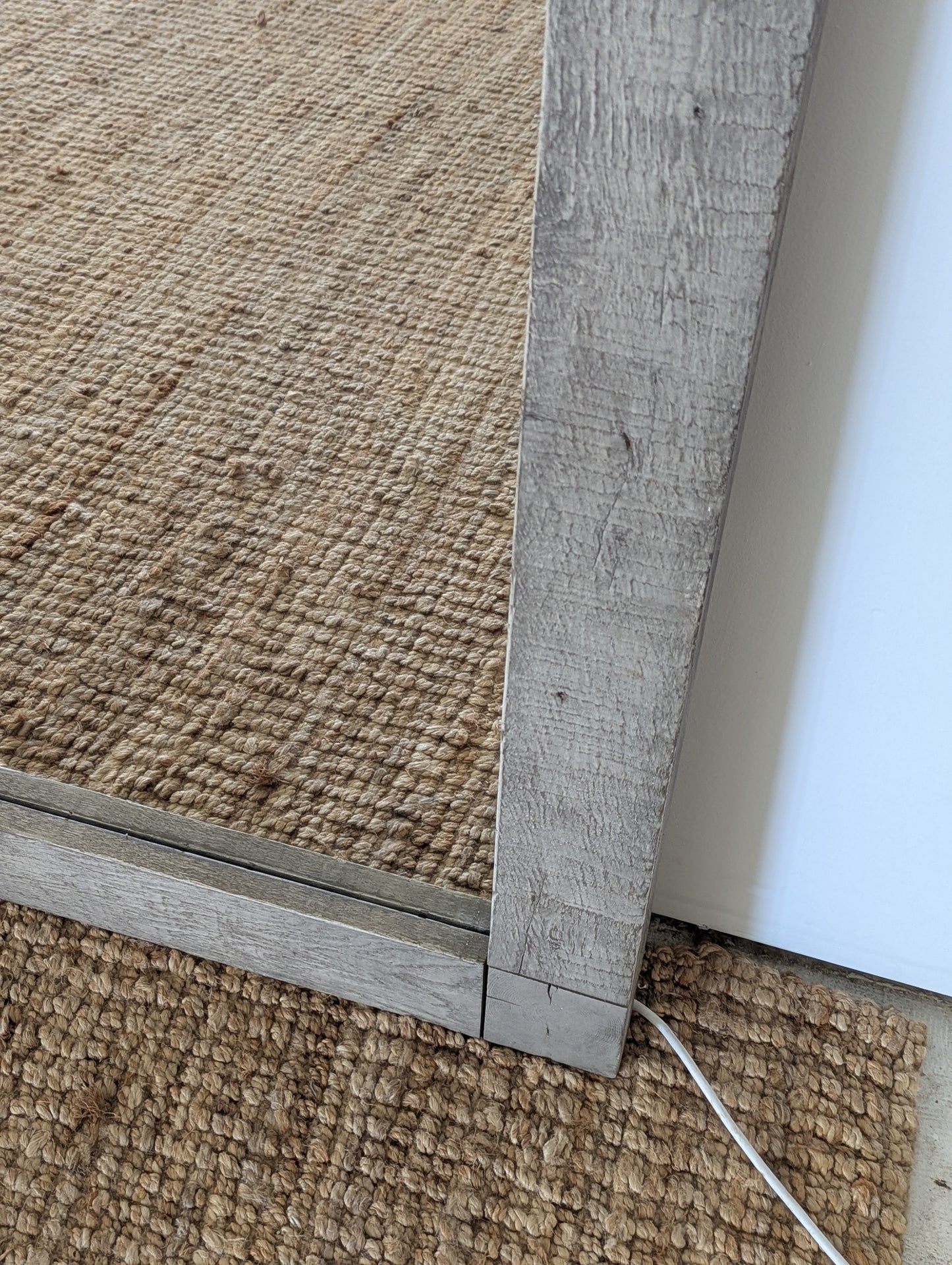 RH Russian Reclaimed Oak Mirror 55X96 Grey