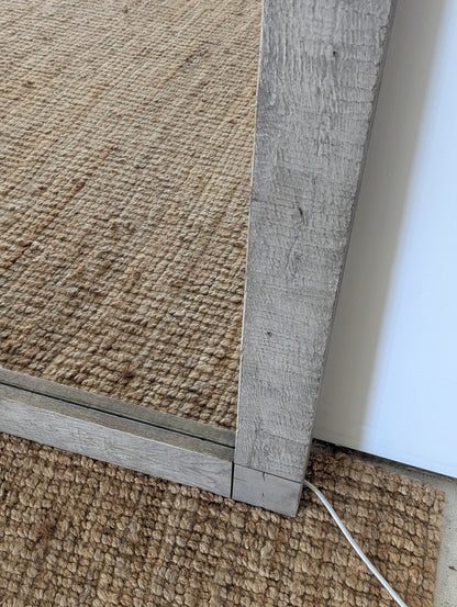 RH Russian Reclaimed Oak Mirror 55X96 Grey