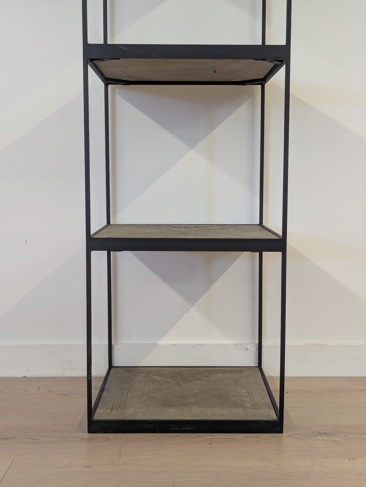 RH Reclaimed Russian Oak Parquet Bookshelf (2 Available)