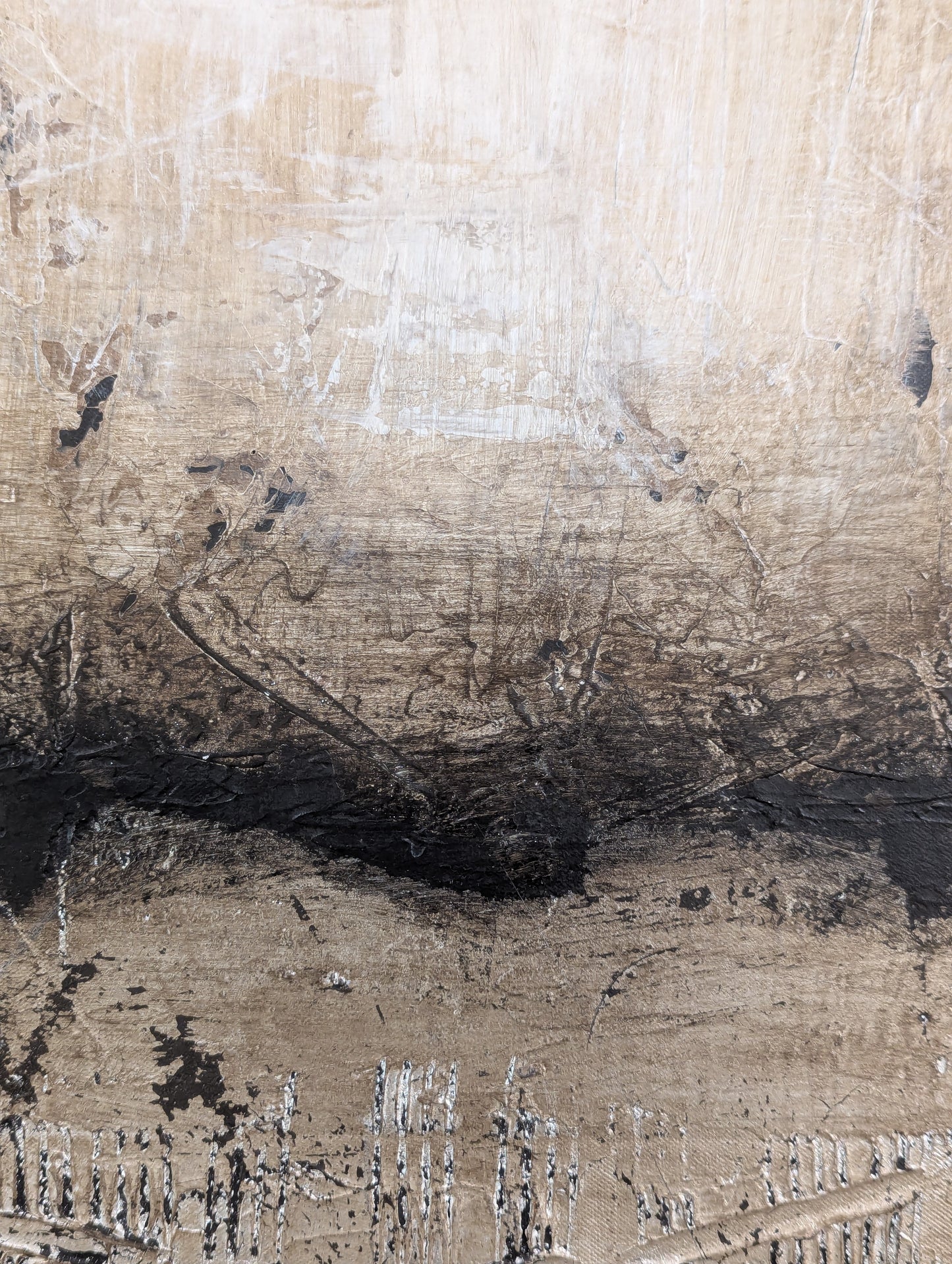 Large Textured Abstract Canvas