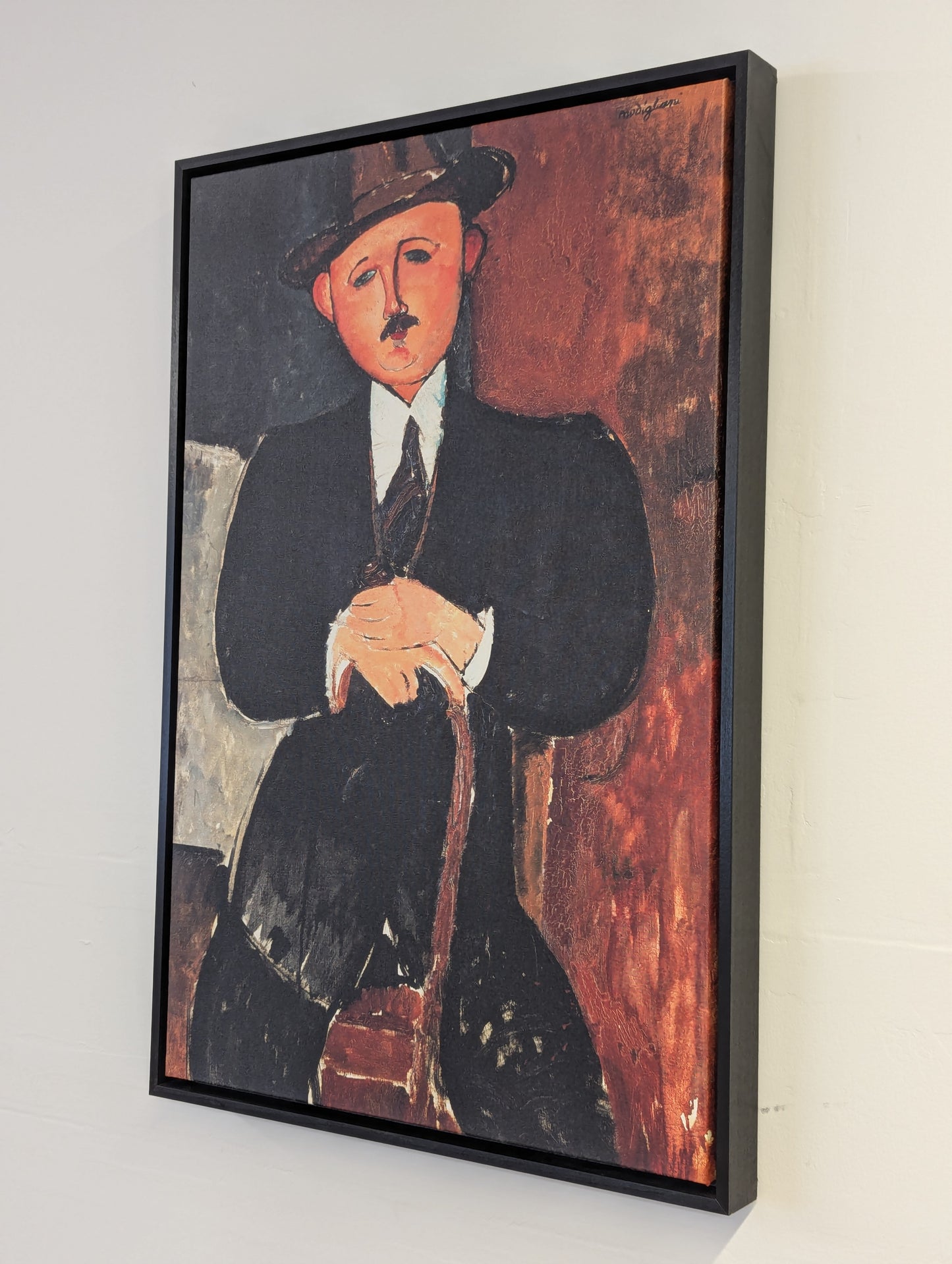 Seated Man With a Cane by Amedeo Modigliani