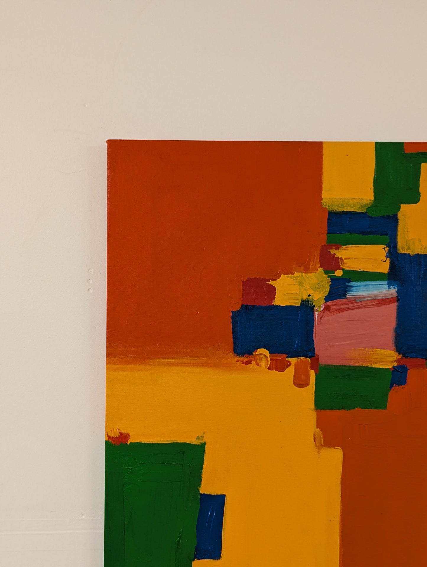 Tim Schouten Orange Seranade _ Original Signed Acrylic