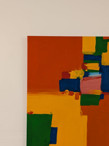 Tim Schouten Orange Seranade _ Original Signed Acrylic