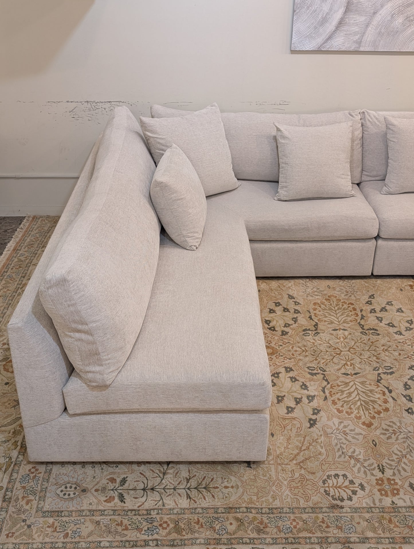 Rene Cazares Messina Corner Sectional (With Paneling)