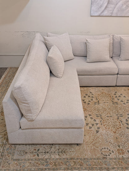 Rene Cazares Messina Corner Sectional (With Paneling)