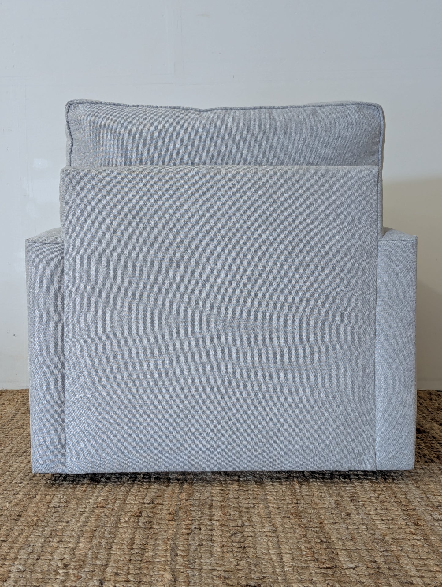 Pottery Barn Comfort Square Arm Swivel Chair